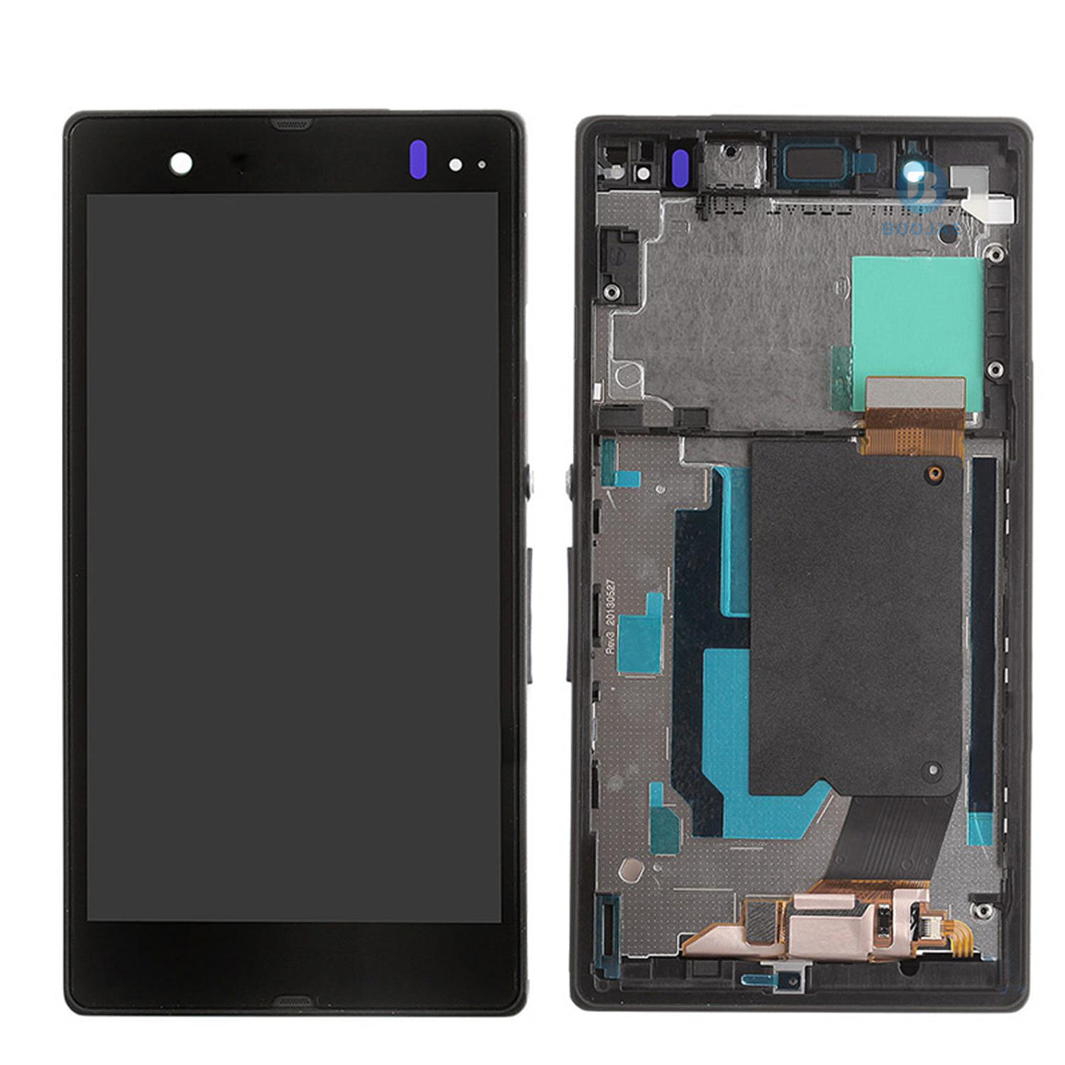 For Sony Xperia Z LCD Screen Display and Touch Panel Digitizer Assembly Replacement